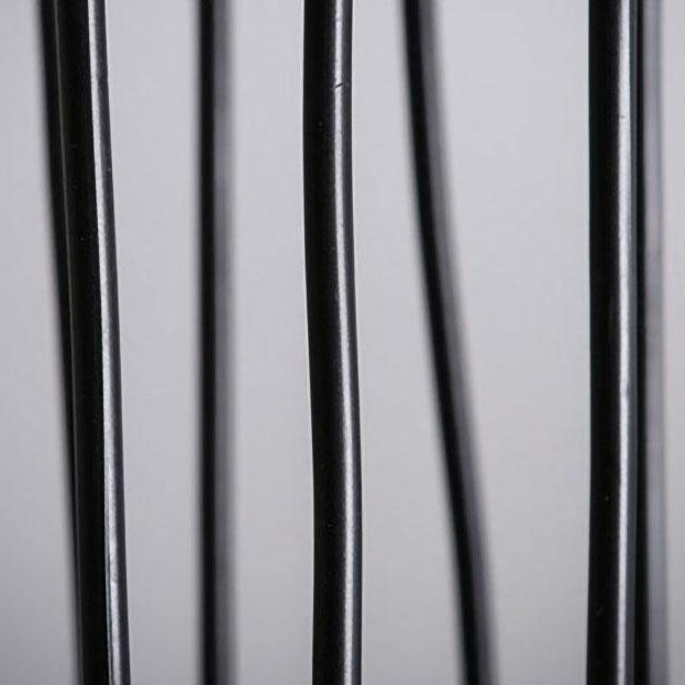 Alessio Retro Country LED Spider Chandelier, Black/White - Lumpaz