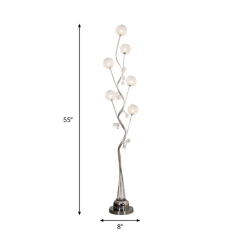 Bella Modern Multi Head Metal Floor Lamp - Lumpaz