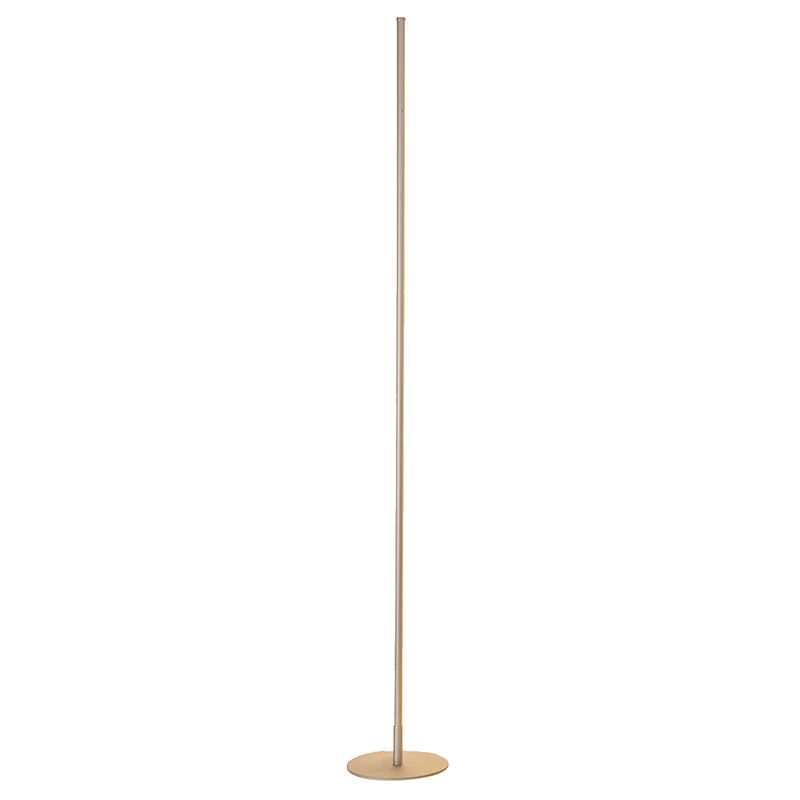 Edge Modern Minimalist Linear Floor Lamp, Metal/Silica Gel, Living Room - Lumpaz