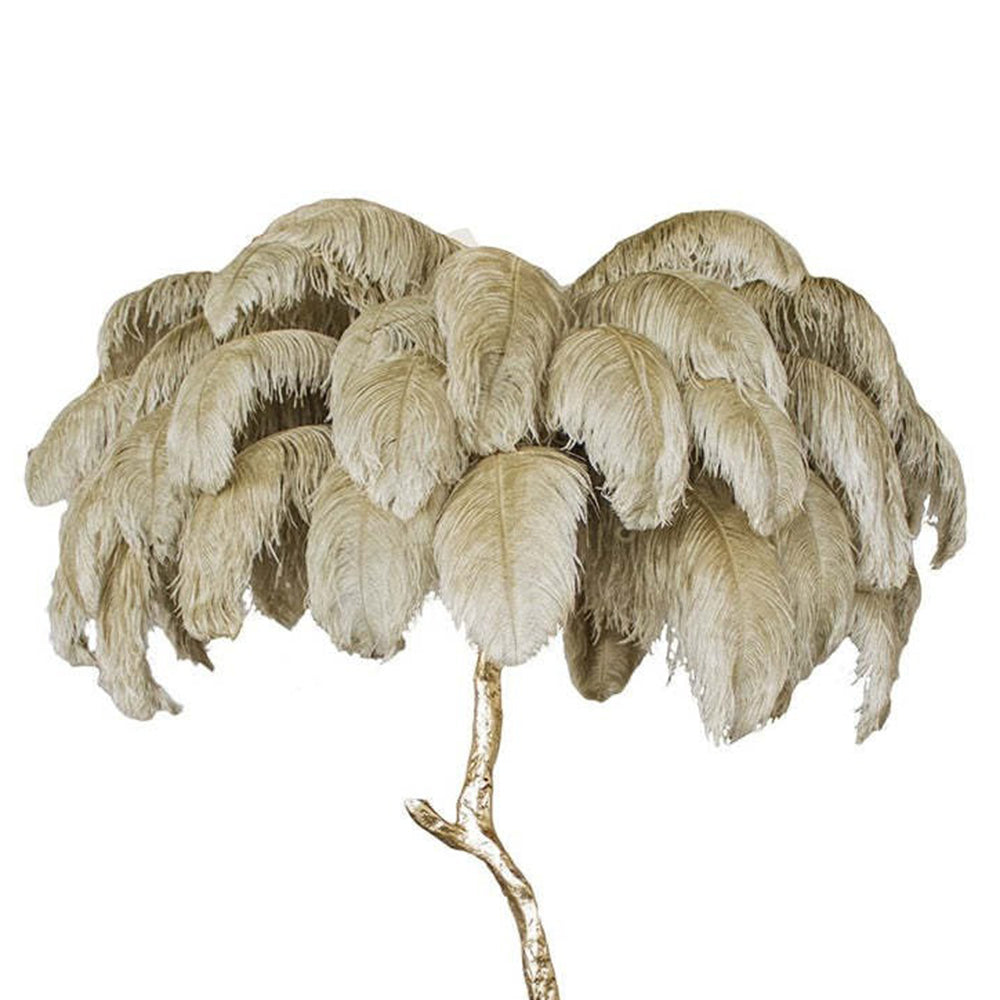 O'Moore Nordic Luxury Unique Ostrich Feather Floor Lamp/Table Lamp - Lumpaz
