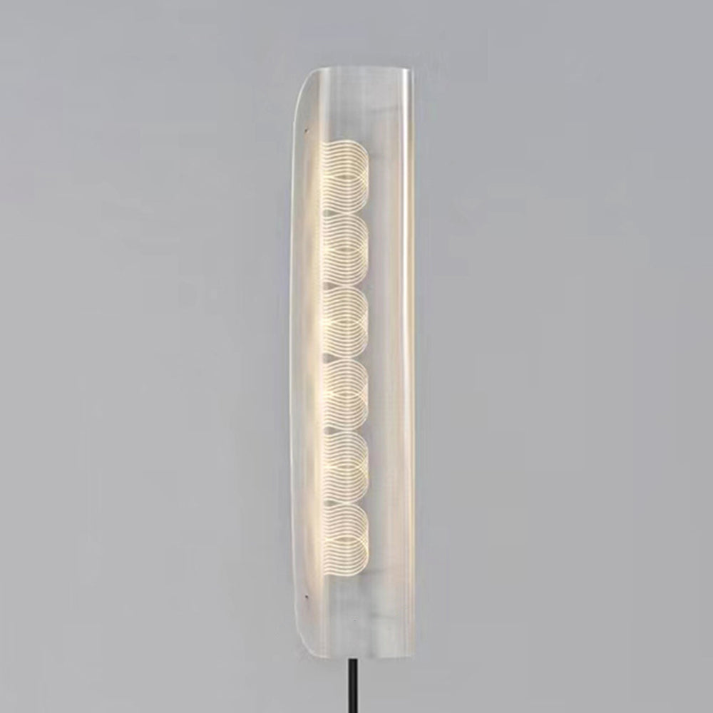 Salgado Nordic Minimalistic White Floor Lamp, Metal & Acrylic - Lumpaz
