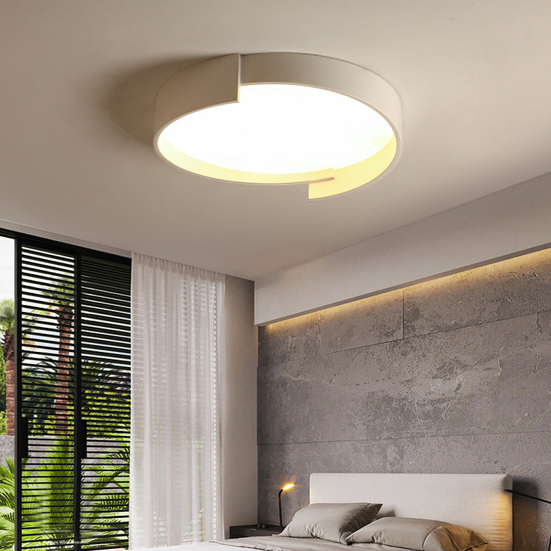Quinn Modern Round Flush Mount Ceiling Light LED Double Layer - Lumpaz