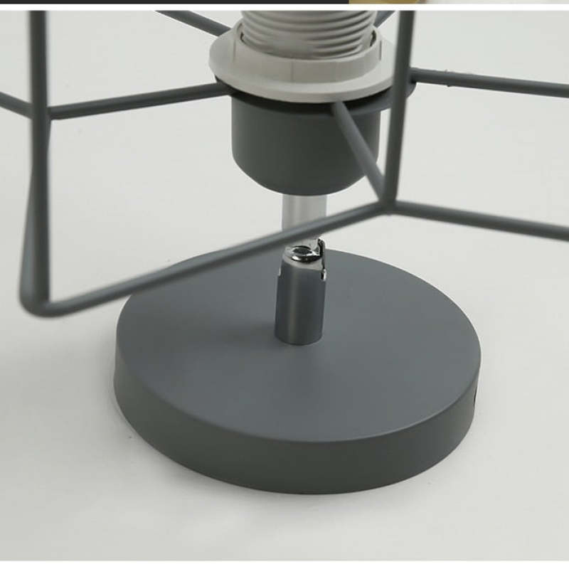 Herbert Modern Nordic Metal LED Flush Mount Ceiling Light, Black/White - Lumpaz