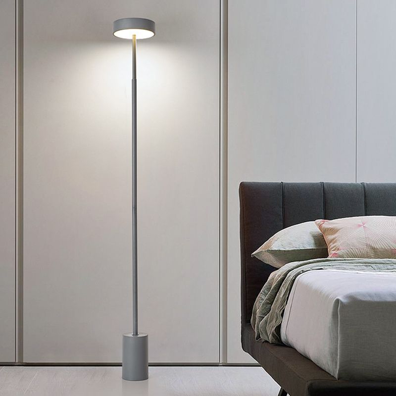 Edge Floor Lamp Linear Modern/Minimalist, Black/White/Gray, Bedroom - Lumpaz