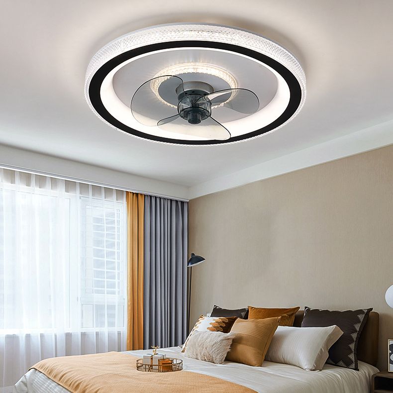 Kirsten 3-Blade Ceiling Fan with Light, 19.5" - Lumpaz