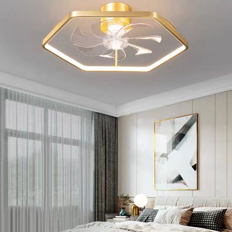 Bella Ceiling Fan with Light, 3 Style, DIA 21" - Lumpaz