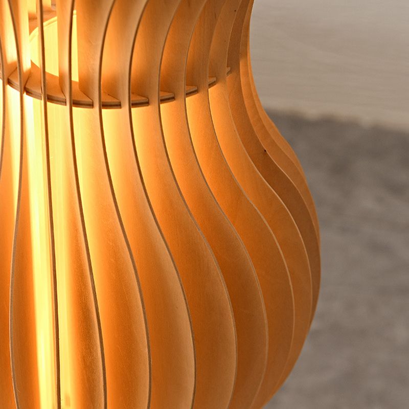 Ozawa Floor Lamp Unique Modern, Wooden Creative - Lumpaz