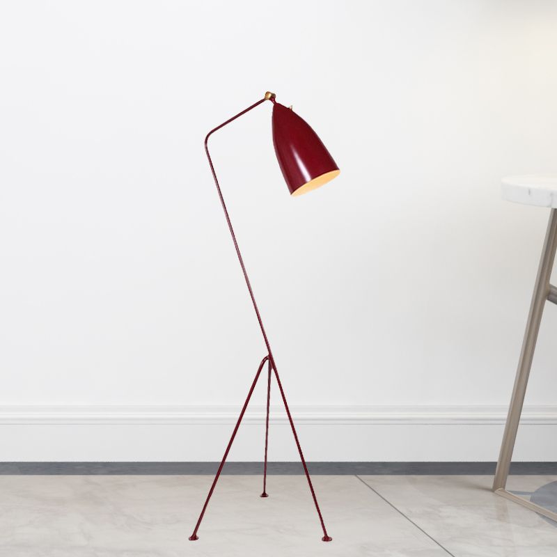 Morandi Modern Metal Cup Black Floor Lamp, Multi Colors - Lumpaz