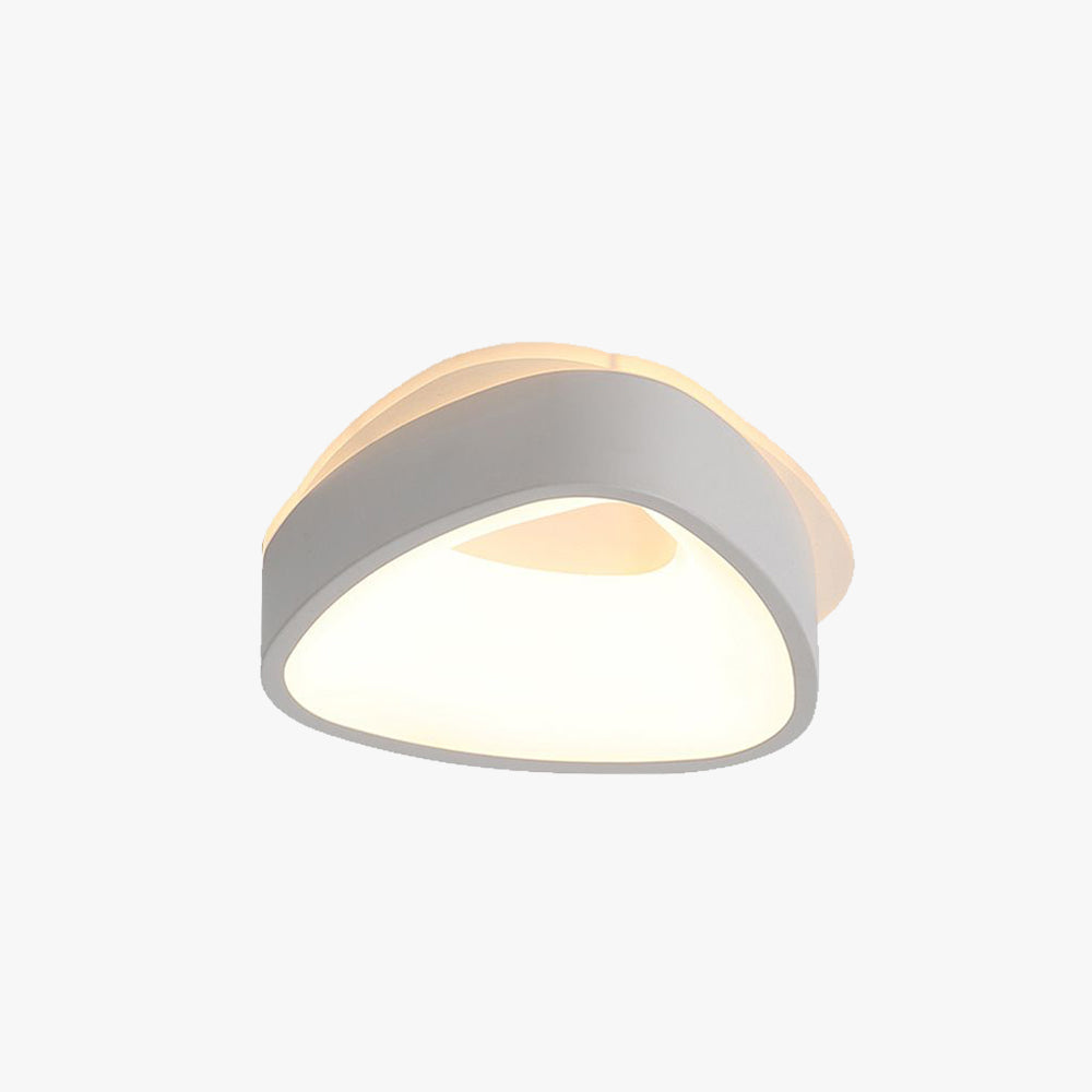 Quinn Minimalist Hollow LED Flush Mount Ceiling Light, Round/Square - Lumpaz