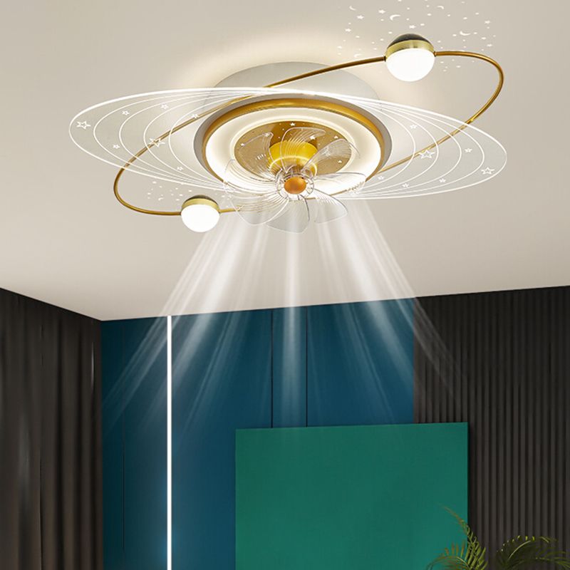 Madina Ceiling Fan with Light, 6 Style, 22"/24" - Lumpaz