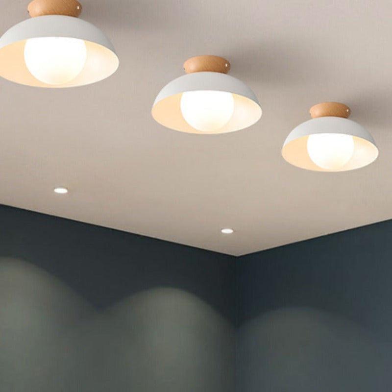 Ozawa Nordic Pendant Lights Wood/Metall Black Kitchen Balcony - Lumpaz