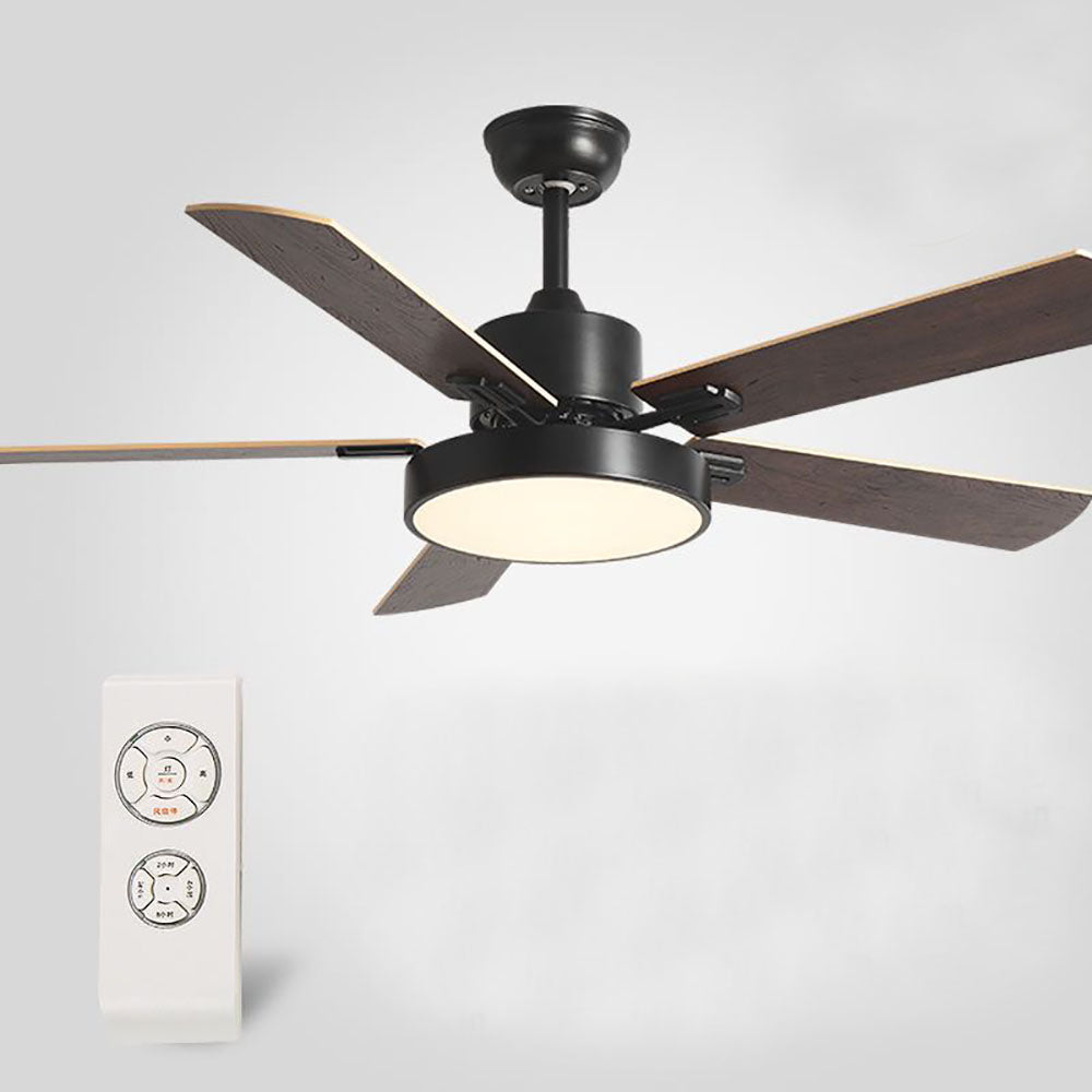 Morandi 5-Blade Ceiling Fan with Light, 4 Color - Lumpaz