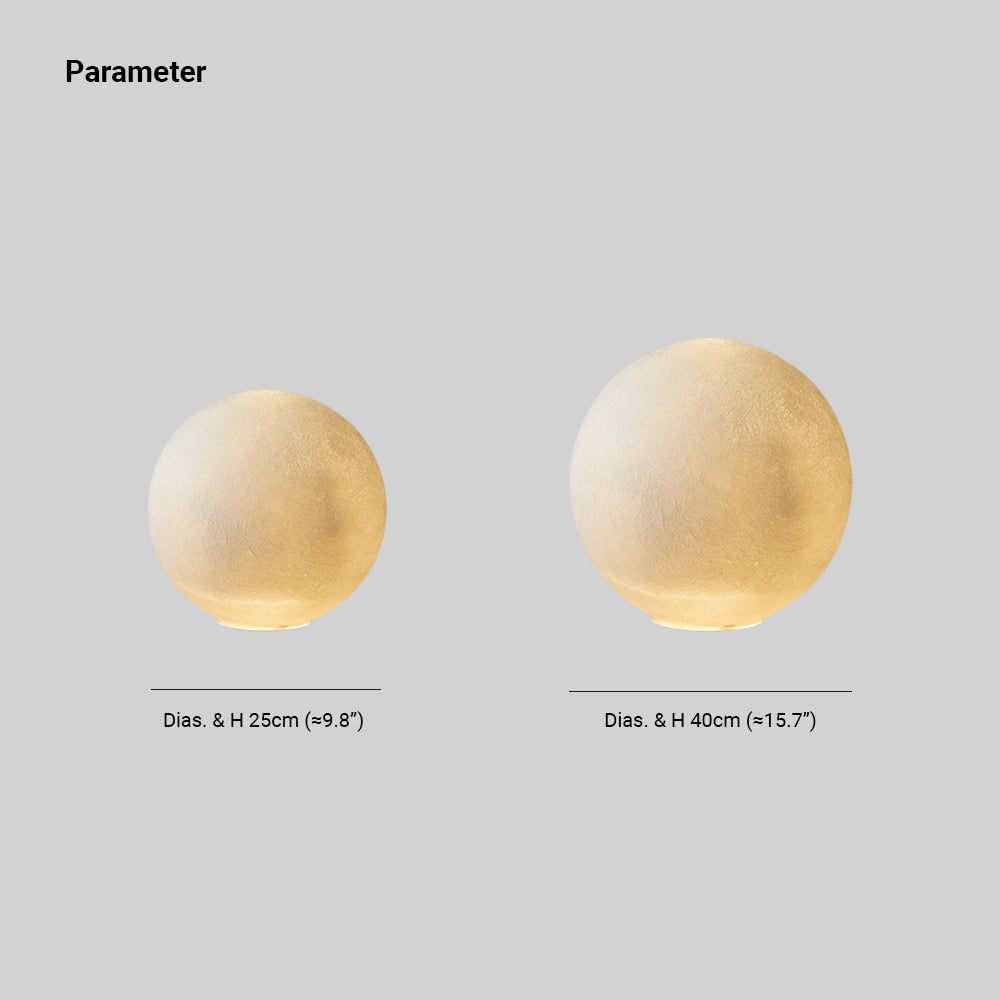 Elif Modern Decorative Dream Floor Lamp Moon Globe Resin Bedroom - Lumpaz