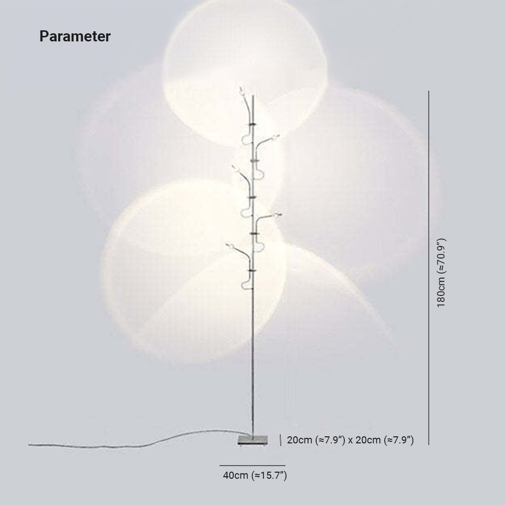 Salgado Modern Floor Lamp Sunset Projector Living Room - Lumpaz