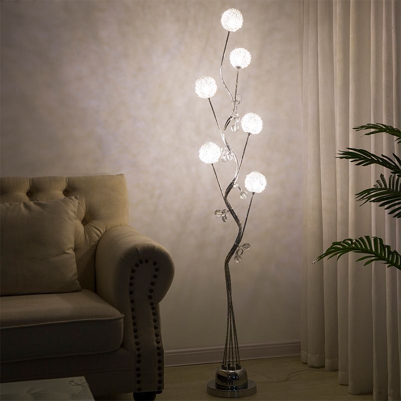 Bella Modern Multi Head Metal Floor Lamp - Lumpaz