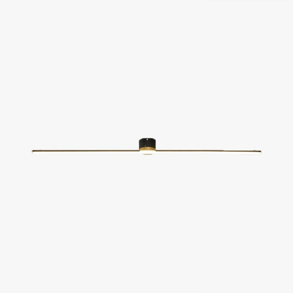Edge Linear Flush Mount Ceiling Light Black/White - Lumpaz