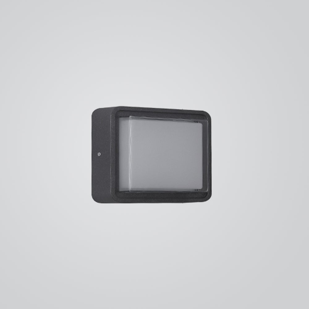 Orr Modern Flush Mount Ceiling Light, Metal/Acrylic, Square/Round, Black/Brown - Lumpaz