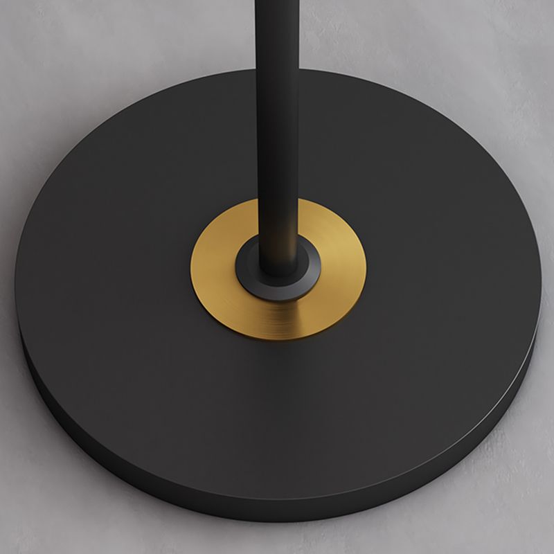 Arisha Modern Ring Design Floor Lamp, Black&Gold - Lumpaz