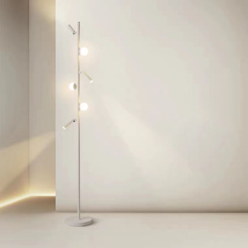 Cooley Modern Multi Head Metal Acrylic Floor Lamp,Multi Color - Lumpaz