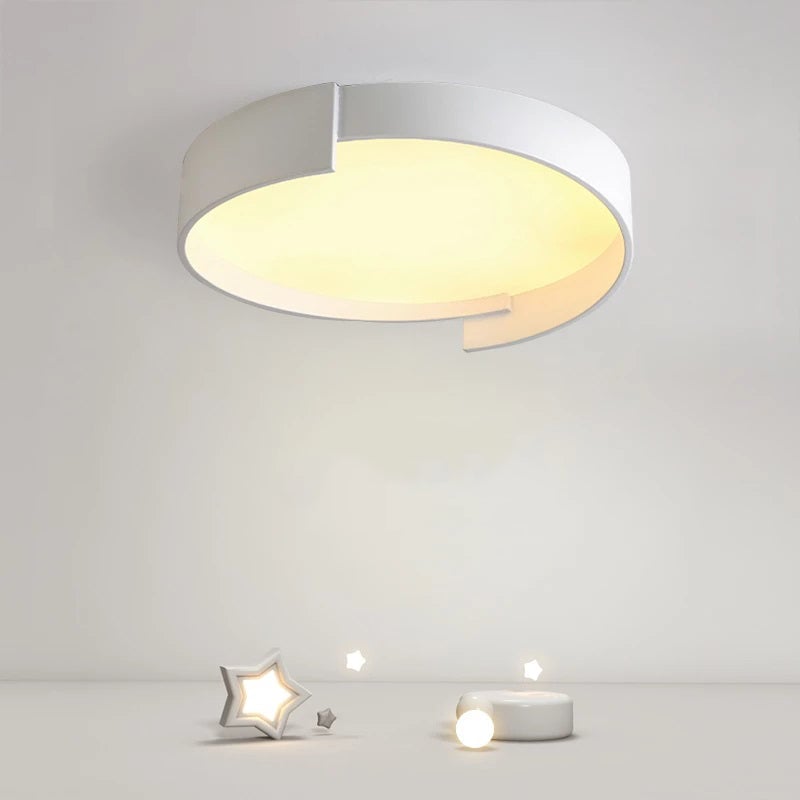 Quinn Modern Round Flush Mount Ceiling Light LED Double Layer - Lumpaz
