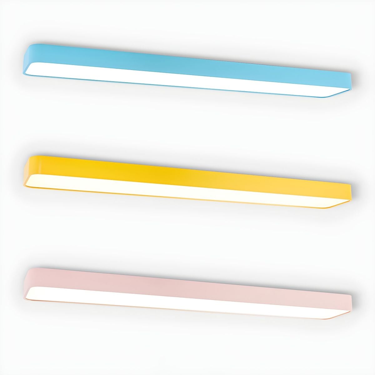 Edge Modern Linear Colorful Ceiling Light, Children Bedroom - Lumpaz