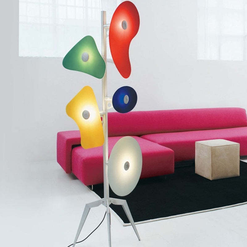 Morandi Floor Lamp Modern, ABS/Metal, Colorful, Living Room - Lumpaz