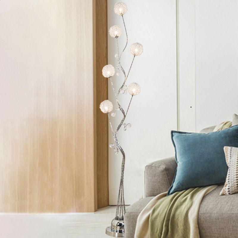 Bella Modern Multi Head Metal Floor Lamp - Lumpaz