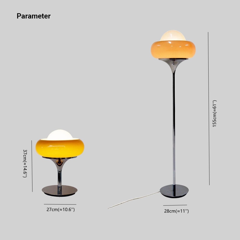 Morandi Modern Stained Glass Tall Floor Lamp Living Room - Lumpaz