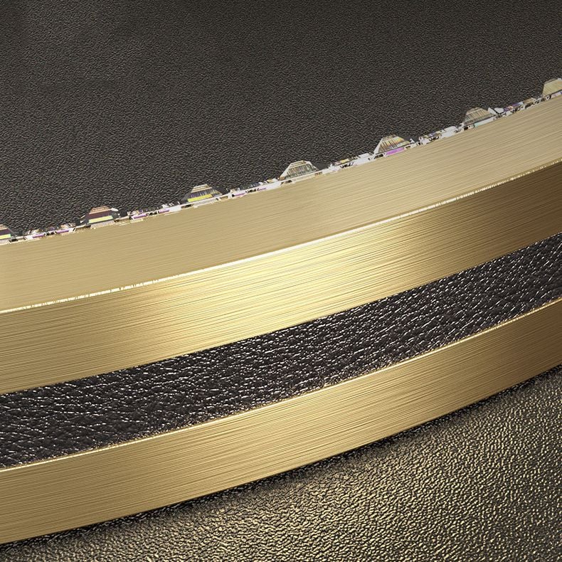 Kirsten 4-Rings 5-Blade Ceiling Fan with Light, 31"/40.5" - Lumpaz