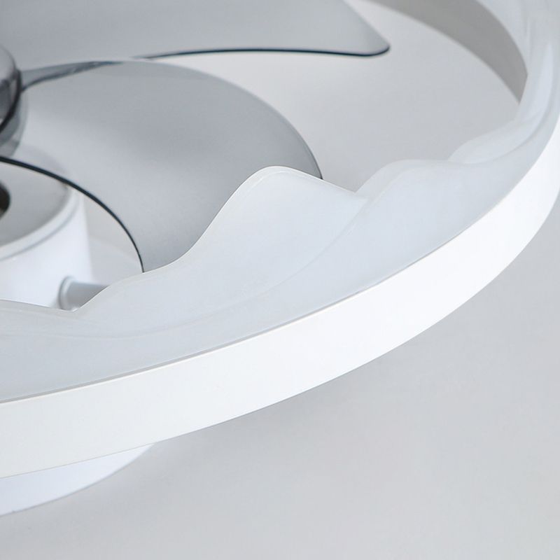 Herbert White & Black Ceiling Fan with Light, 2 Color, DIA 20" - Lumpaz