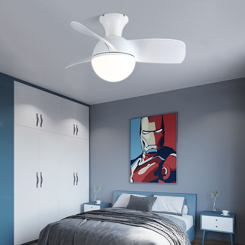 Morandi 3-Blade Basic Ceiling Fan with Light, 3 Color, 30'' - Lumpaz