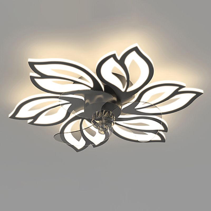 Hana Ceiling Fan with Light, 3 Color, L 26"/27"/31" - Lumpaz
