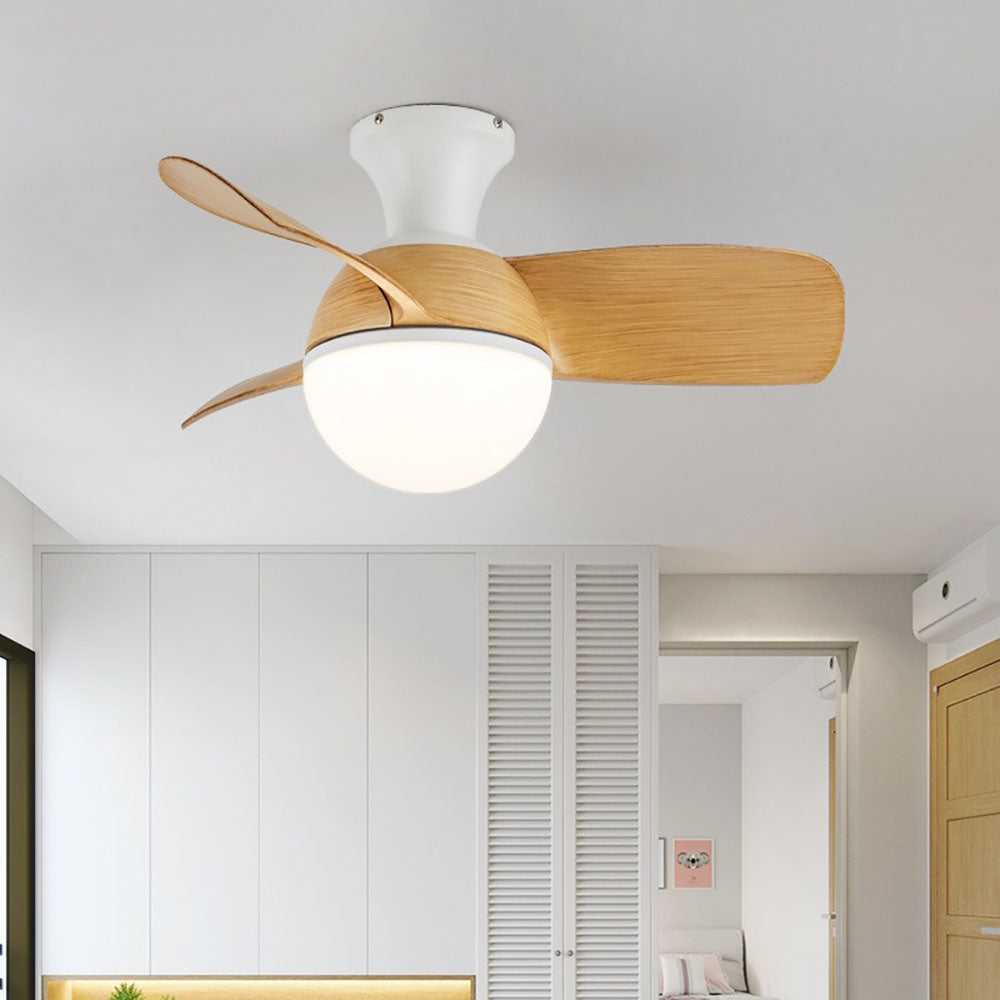 Morandi 3-Blade Basic Ceiling Fan with Light, 3 Color, 30'' - Lumpaz