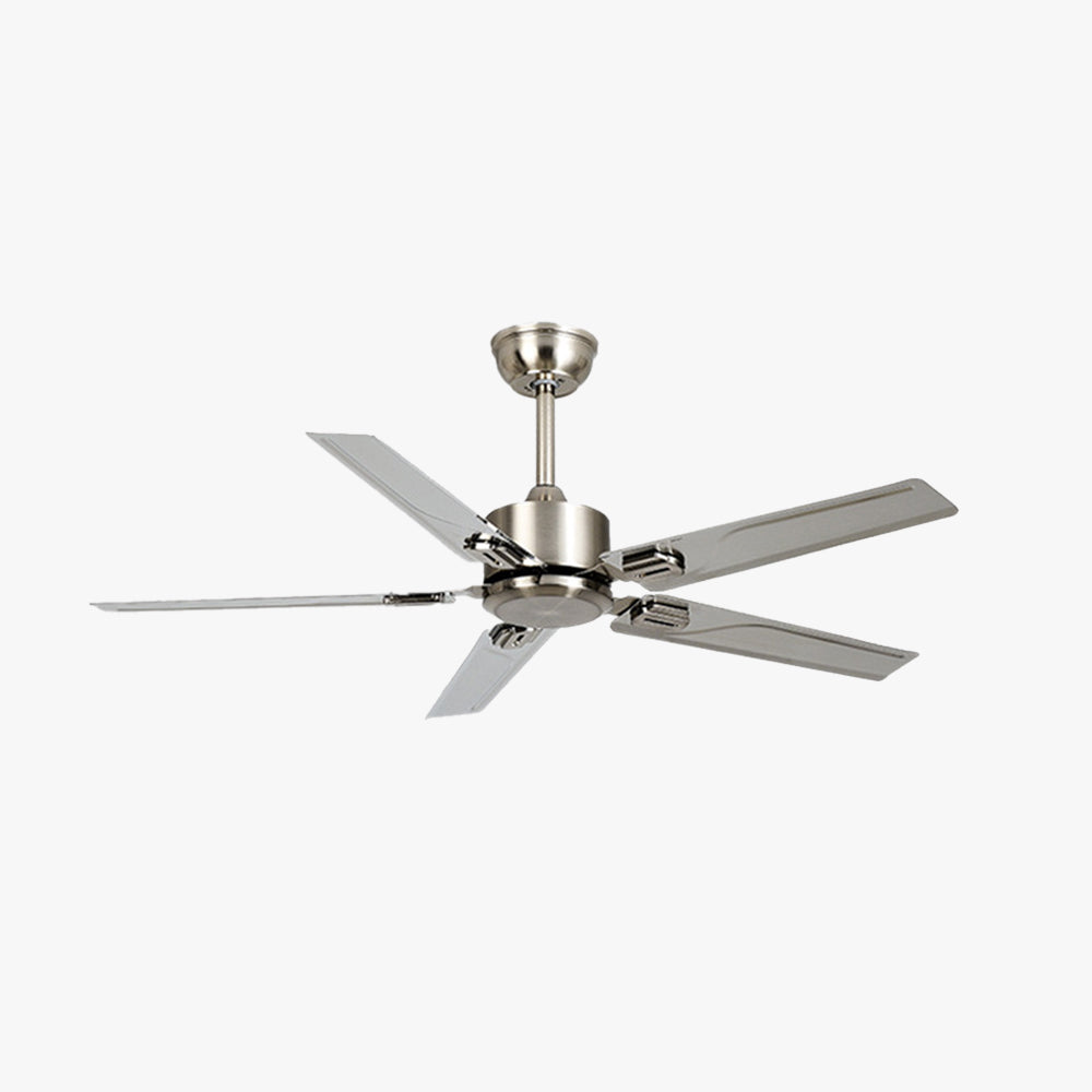 Alessio 5-Blade Industrial Metal DC Ceiling Fan, Summer, 52'' - Lumpaz