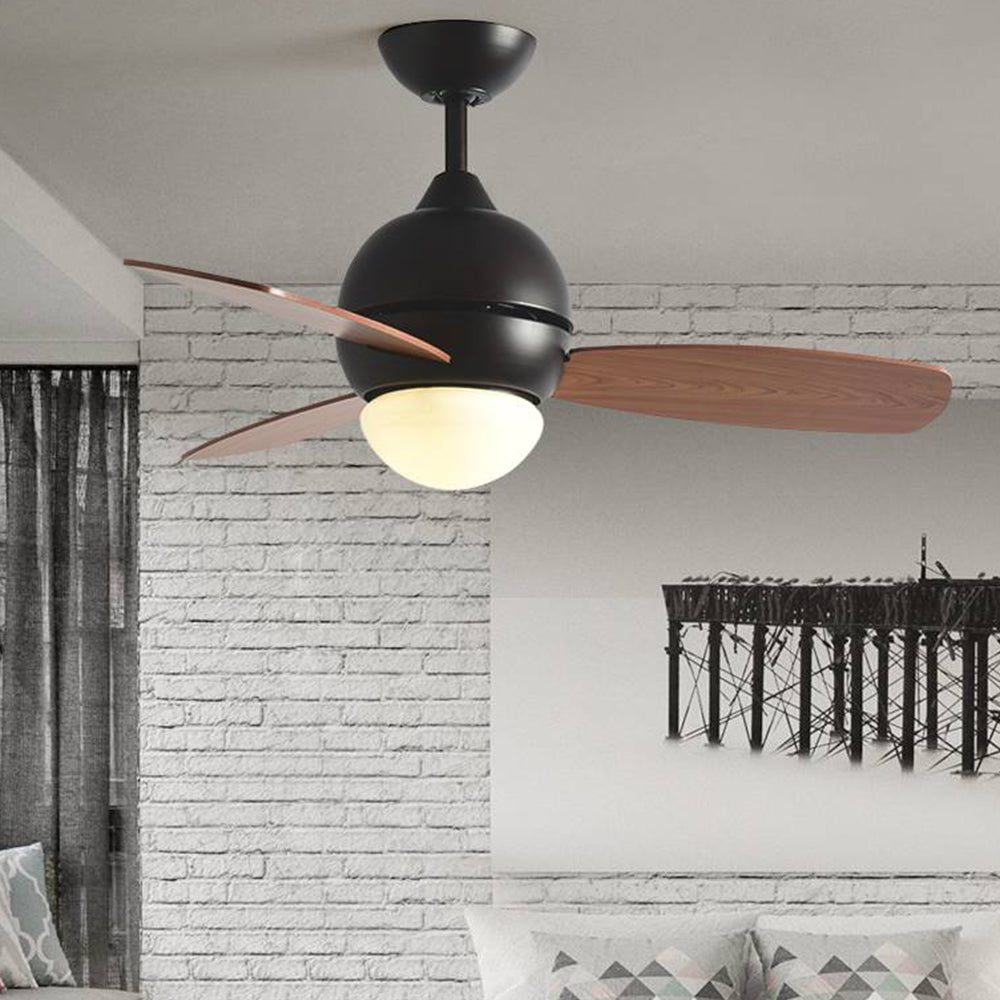 Morandi Colorful 3-Blade Ceiling Fan with Light, 6 Color, DIA 36.2'' - Lumpaz