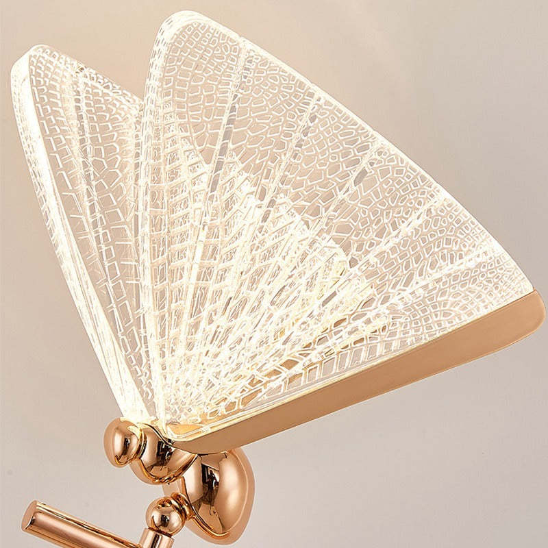 Kady Modern Butterfly Floor/Table Lamp, Living Room/Bedroom - Lumpaz