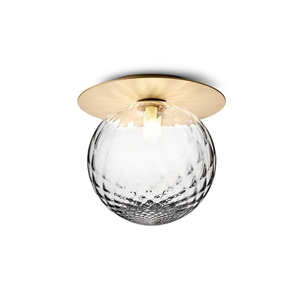 Valentina Flush Mount Ceiling Light, Black/Brass/Gold/Silver - Lumpaz