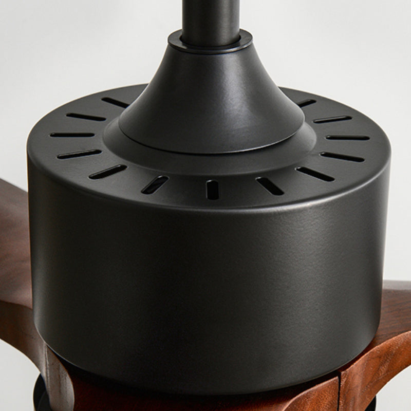 Haydn 3-Blade Black & Red Ceiling Fans, DIA 52'' - Lumpaz