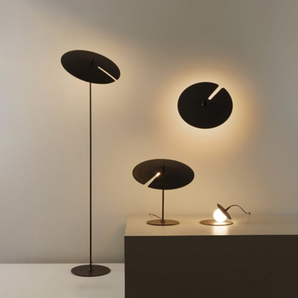 Carins Modern Simple Black Floor & Table Lamp, Metal - Lumpaz