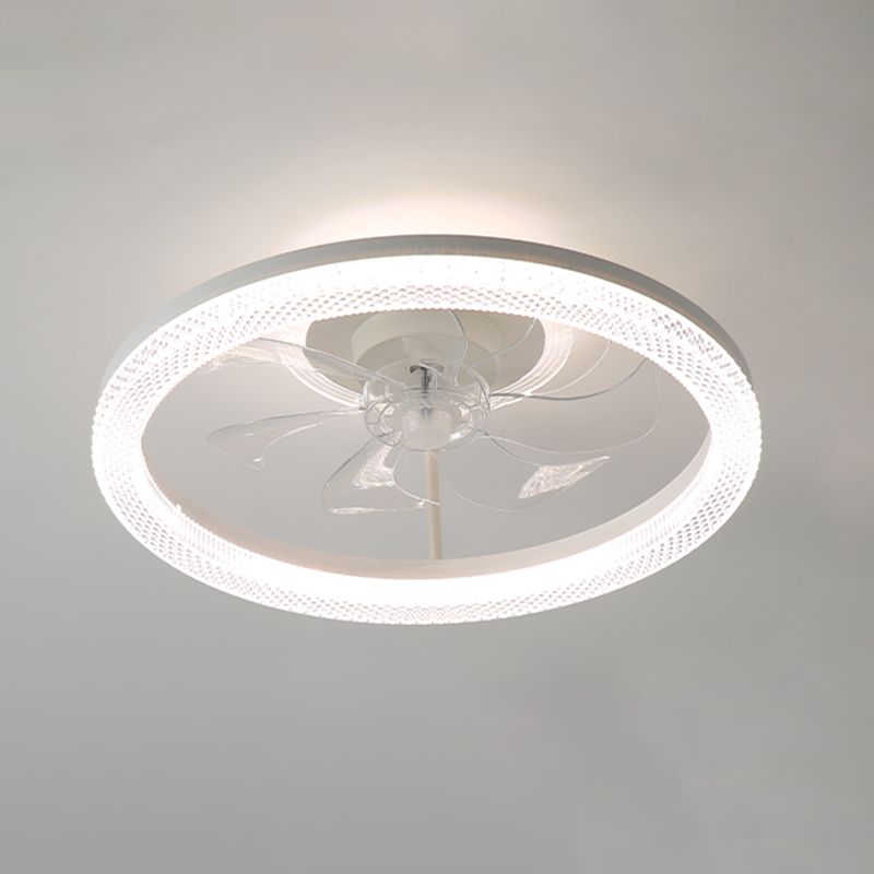 Kirsten 7/3-Blade Ceiling Fan With Light, 8 Style, L 20"/24'' - Lumpaz