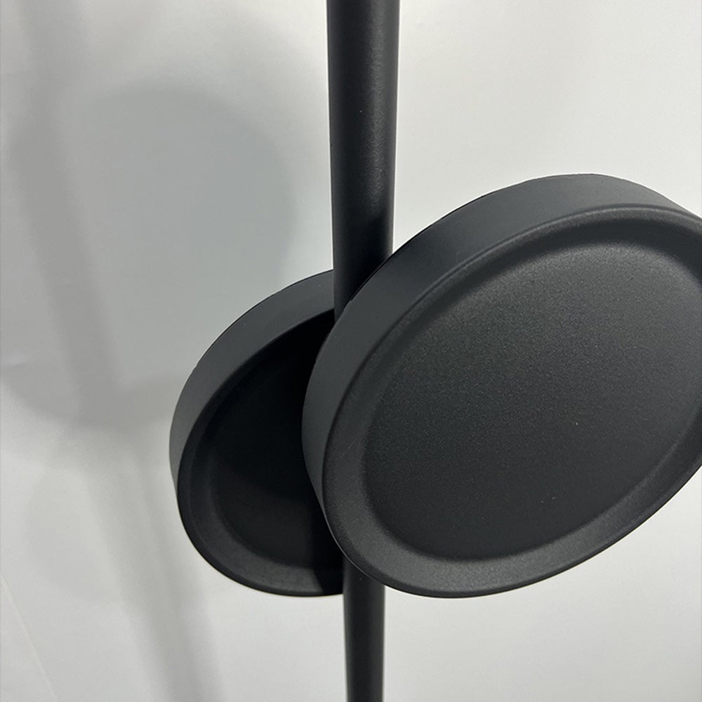 Salgado Nordic Round Metal 2 Bulb Floor Lamp Living Room - Lumpaz