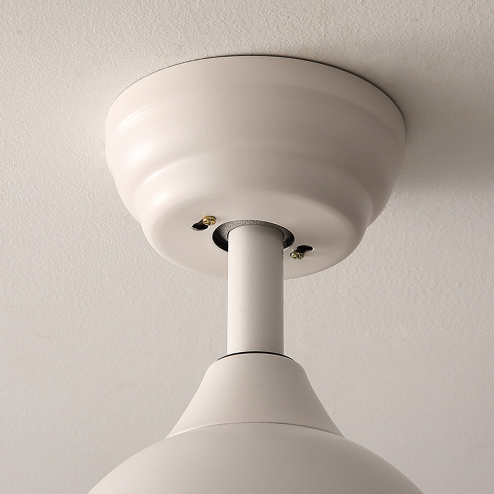 Haydn Modern Wood DC Ceiling Fan with Light, Black & White, 2 Color, 42'' - Lumpaz