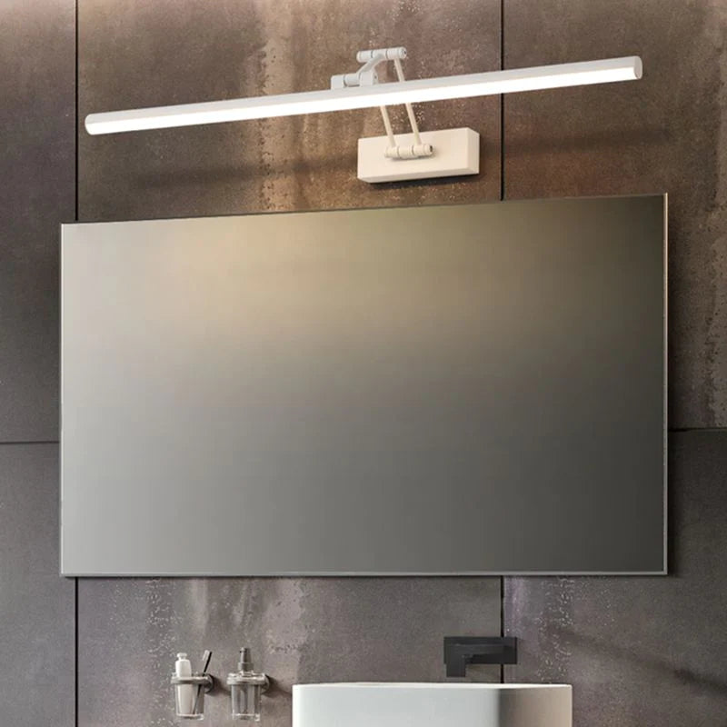 Edge Modern Linear Mirror Front Vanity Metal LED Wall Lamp - Lumpaz