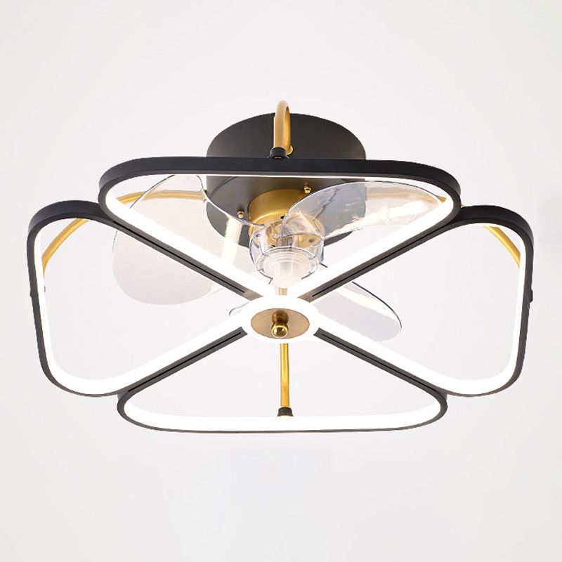 Hana Ceiling Fan with Light, 3 Style, 20" - Lumpaz
