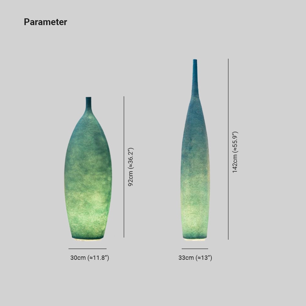 Byers Creative Bottle Resin Floor Lamp, Multi Colors, Hotel - Lumpaz