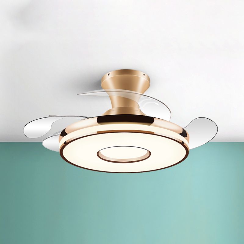 Quinn Ceiling Fan with Light, 2 Color, L 35.8"/42.5"/48" - Lumpaz