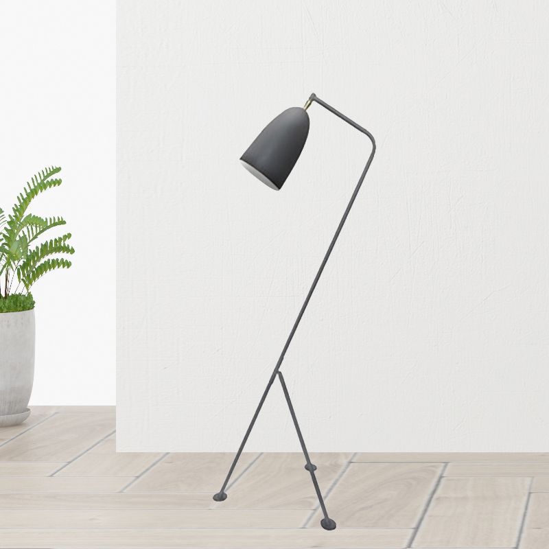 Morandi Modern Metal Cup Black Floor Lamp, Multi Colors - Lumpaz
