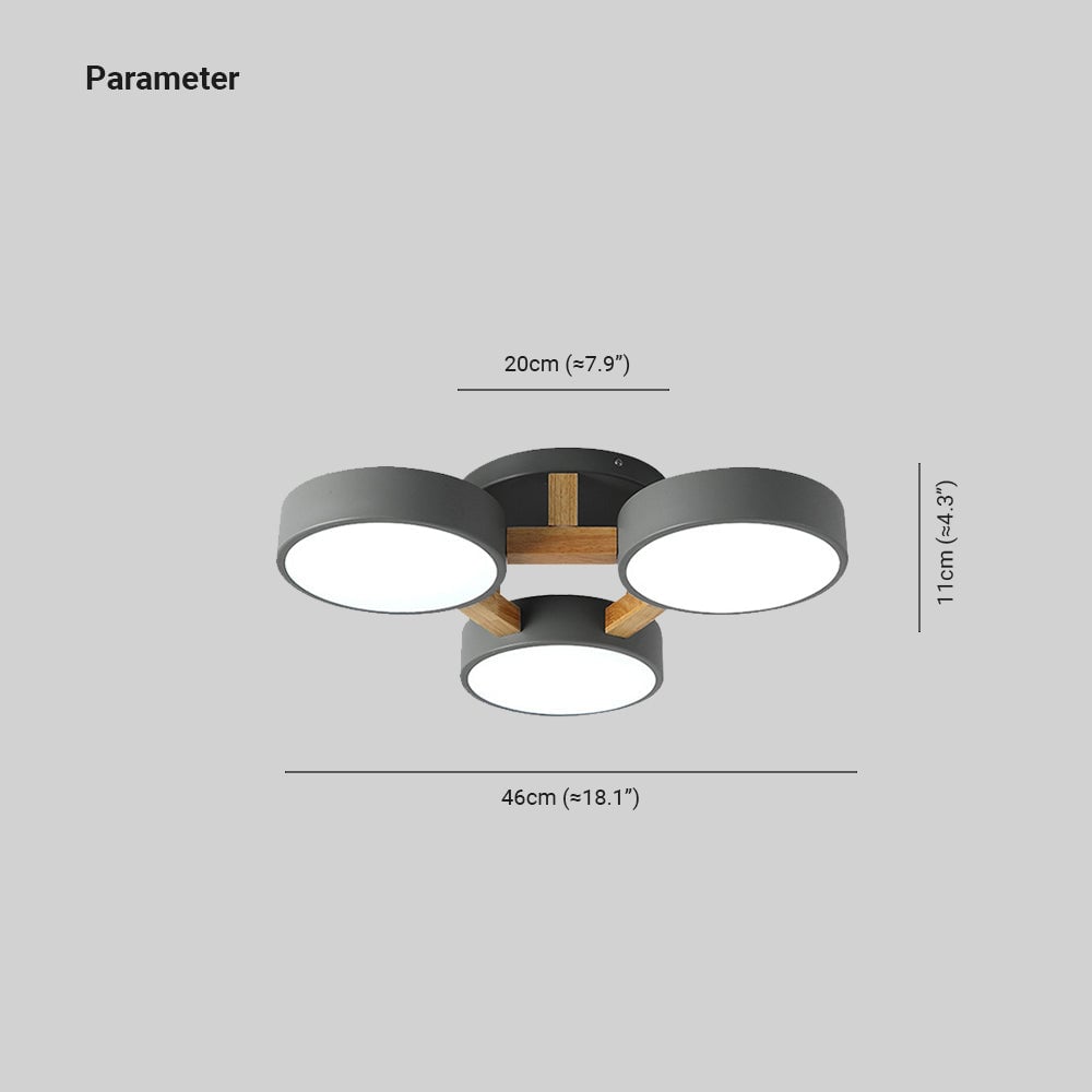 Minori Nordic Minimalist Flush Mount Ceiling Light - Lumpaz