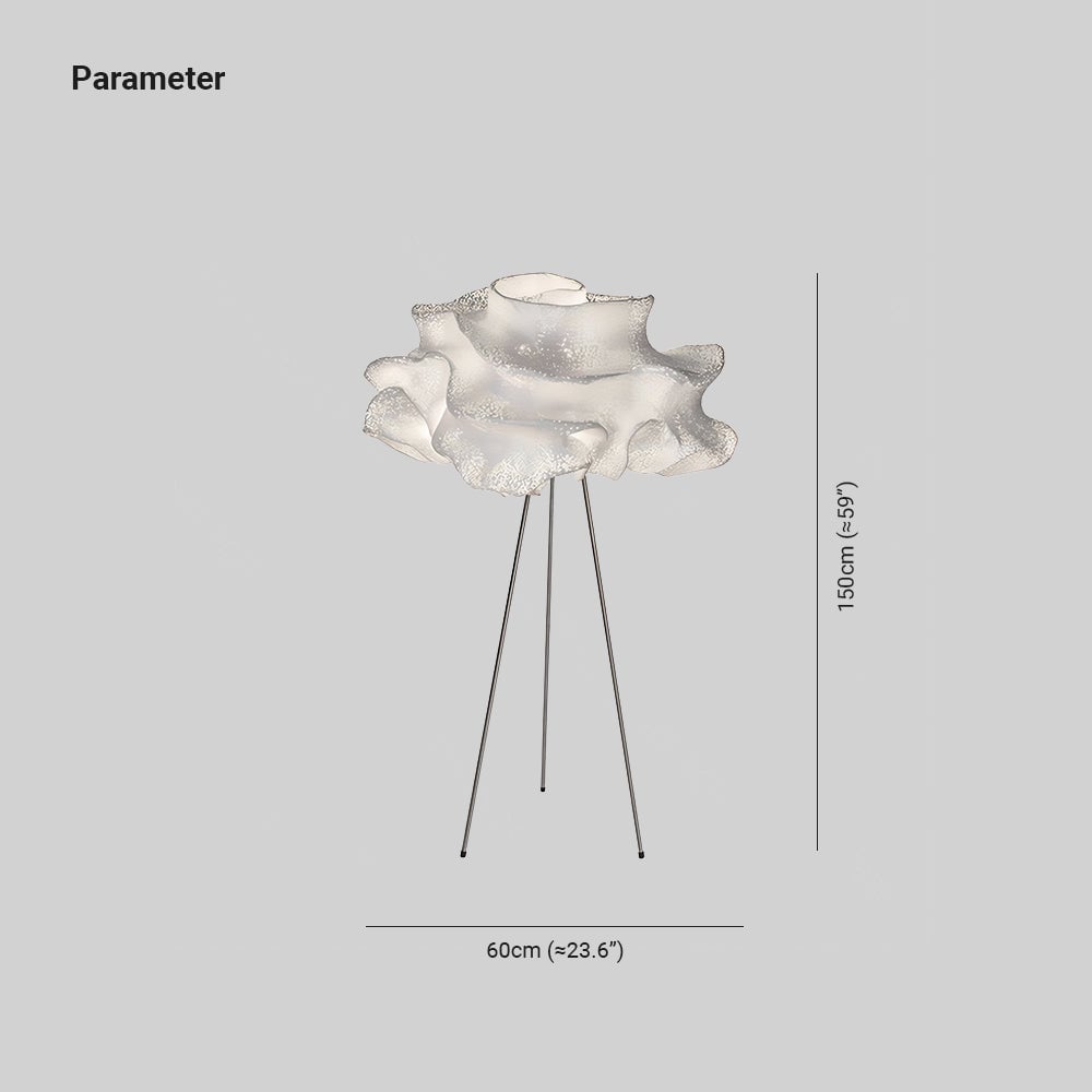 Renée Artistic Cloud Floor Lamp, White, Living Room/Bedroom - Lumpaz