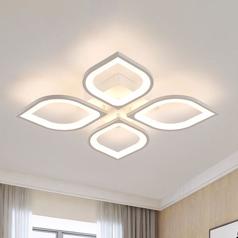 Hana Modern Designer Flower Flush Mount Ceiling Light - Lumpaz